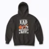 All Star DAD Of Birthday Boy Basketball Soccer Hoodie with comfortable fleece and sporty design