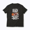 All Star DAD Of Birthday Boy Basketball Soccer T-shirt featuring bold sports graphics