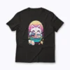 Anime Cat Ramen Japanese I Paused My Anime shirt featuring a cute cat eating ramen.