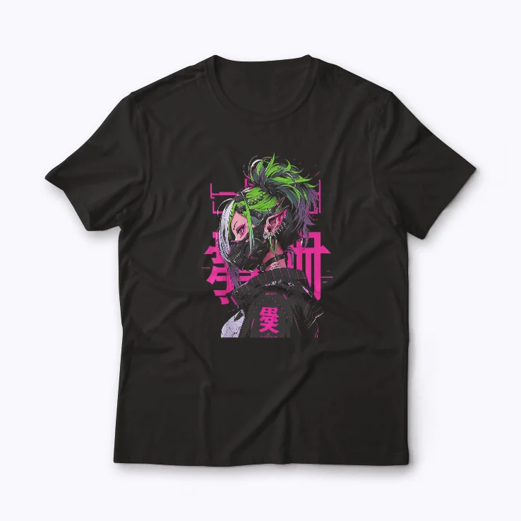 Anime Manga Cyberpunk Aesthetic Techwear Harajuku T-shirt