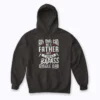 Any Man Can Be Father Badass Single Dad hoodie with comfortable fit and bold design