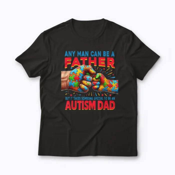 Autism Dad Gifts Awareness T-shirt featuring a bold awareness design