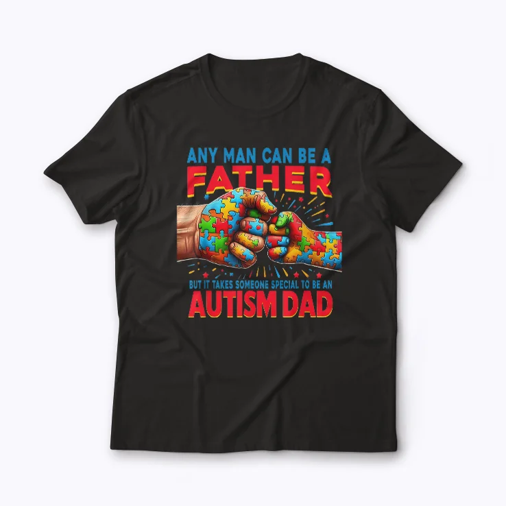 Autism Dad Gifts Awareness T-shirt featuring a bold awareness design