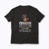 Autism Dad Warning Awareness T-shirt featuring bold design