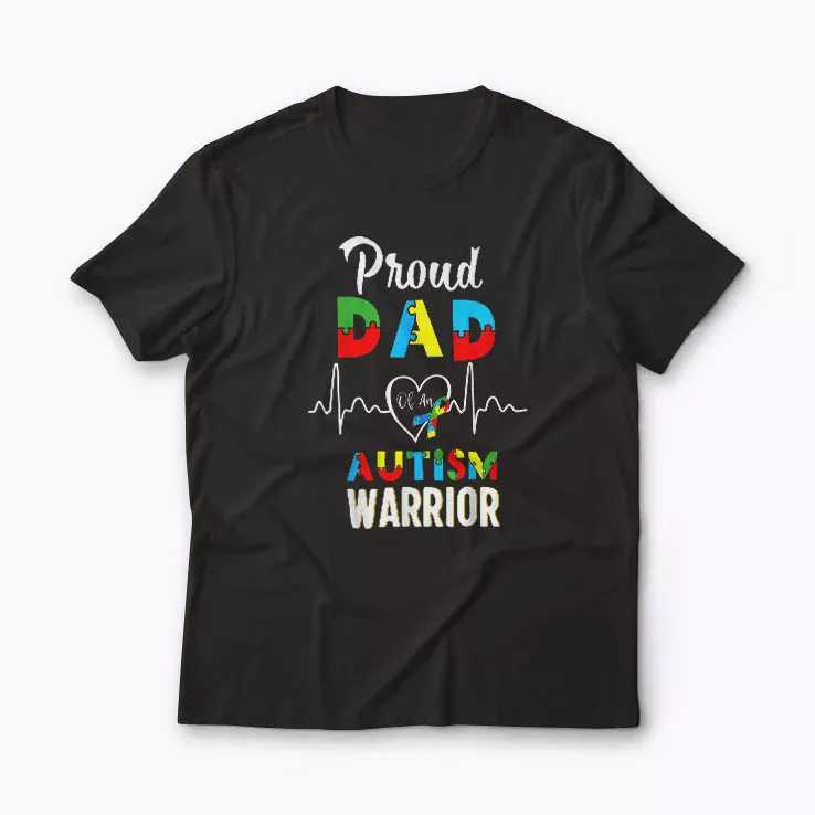 Autism Family Matching Awareness T-shirt featuring a coordinated family design