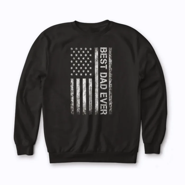 Best Dad Ever Black Fathers Day Hoodie – cozy