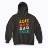 Best Dog Dad Ever Vintage Hoodie featuring a vintage dog dad design