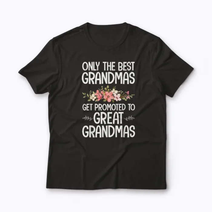 Best Great Grandma Art For Grandma T-shirt featuring a warm illustration of a great grandma