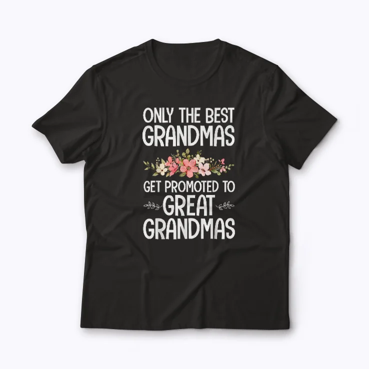 Best Great Grandma Art For Grandma T-shirt featuring a warm illustration of a great grandma
