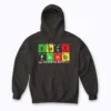 Black Dad Pride Essential Element Hoodie front view