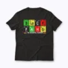 Black Dad Pride Essential Element T-shirt front view