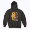 Black Lion Father Leader King Hoodie with cozy fleece and bold lion artwork.