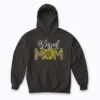 Blessed Mom Leopard Sunflower Mom Life Gift Hoodie