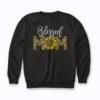 Blessed Mom Leopard Sunflower Mom Life Gift Sweatshirt