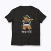 Building Block Mom Messy Bun Master Builder Gift T-shirt