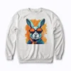Bunny Face With Sunglasses Cap Easter Day sweatshirt—festive and comfy