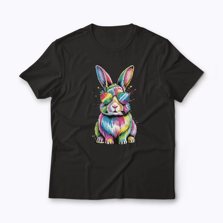 Fun Easter style with Bunny Face With Sunglasses Easter Day shirt