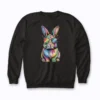 Comfy Bunny Face With Sunglasses Easter Day sweatshirt for Easter