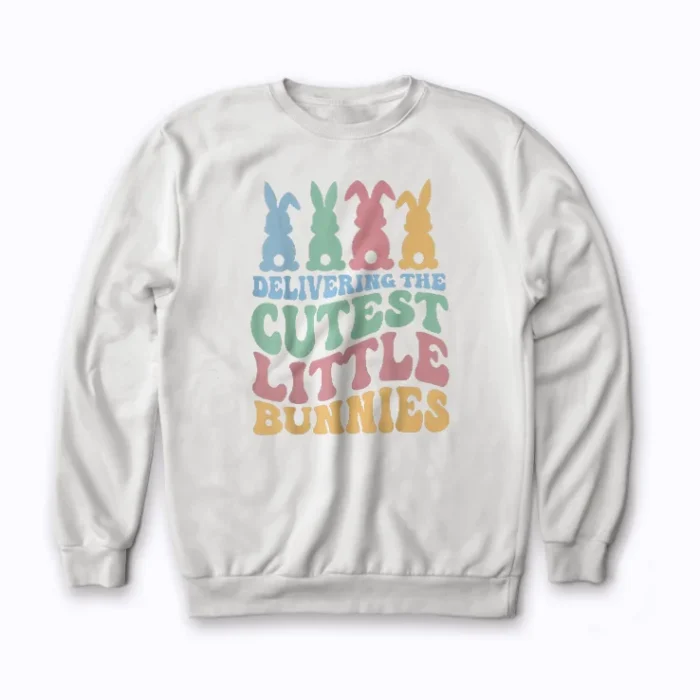 Caring For Tiny Labor And Delivery Bunnies sweatshirt for quality and compassion