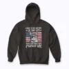 Cat Dad Life Vintage Pocket Hoodie with plush interior and pocket graphic
