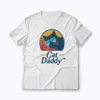 Cat Daddy Vintage Retro Distressed T-shirt featuring distressed retro graphics