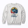 Cat Daddy Vintage Retro Distressed Sweatshirt with classic distressed print