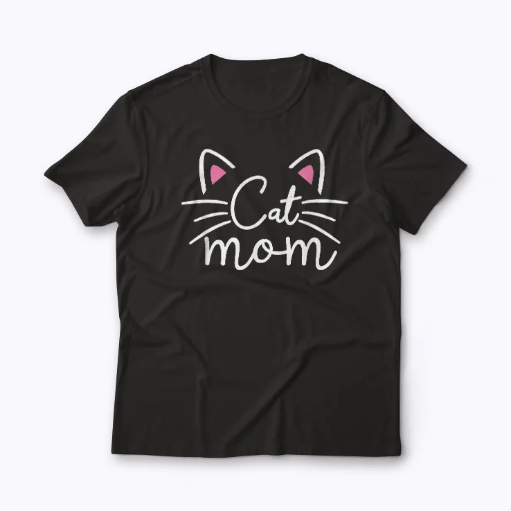 Cat Mom I Love My Cat Mothers Day Gift Women T-shirt