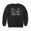 Cat Mom I Love My Cat Mothers Day Gift Women Sweatshirt