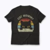 Cat Mommy Vintage Black Cat Mom Mothers Day Gift T-shirt