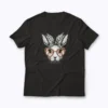 Playful style: Cute Bunny Rabbit Face Leopard shirt