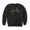 Cute Cat Heart Mom Cat Mom Gift Women Girls Sweatshirt