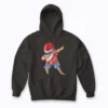 Dabbing Santa Christmas in July Hoodie for festive July comfort