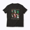 Dabbing Santa Elf Friends Christmas shirt featuring festive characters