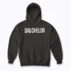 Dadchelor Funny Father To Be Single Dad Hoodie with soft fleece and humorous design.