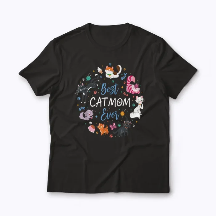 Disney Cat Mom Best Cat Mom Ever Mothers Day Gift T-shirt