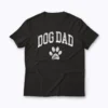 Dog Dad Distressed Paw Classic T-shirt featuring a vintage paw design