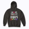 Dog Lover Humor Mom Dad Hoodie offering comfort and style for dog lovers
