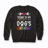 Dog Lover Humor Mom Dad Sweatshirt showcasing a humorous dog lover graphic