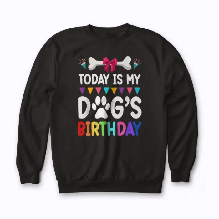 Dog Lover Humor Mom Dad Sweatshirt showcasing a humorous dog lover graphic