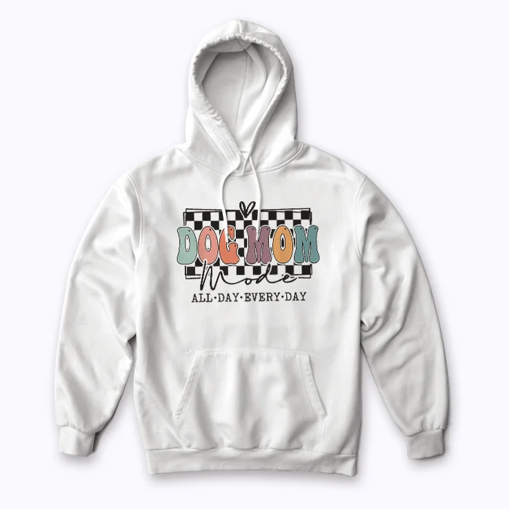 Dog Mama Squad Leopard Dog Lover Gift Women Hoodie