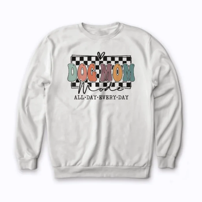 Dog Mama Squad Leopard Dog Lover Gift Women sweatshirt for ultimate comfort.