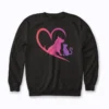 Dog Puppy Baby Cat Heart Animal Sweatshirt