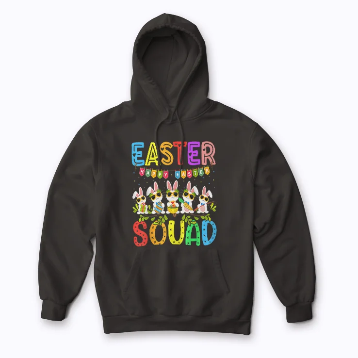 Easter Squad Family Matching hoodie for comfort and style