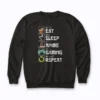 Eat Sleep Anime Gaming Repeat Kawaii Otaku Sweatshirt