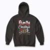 Family Christmas 2025 hoodie featuring cozy fabric for winter festivities