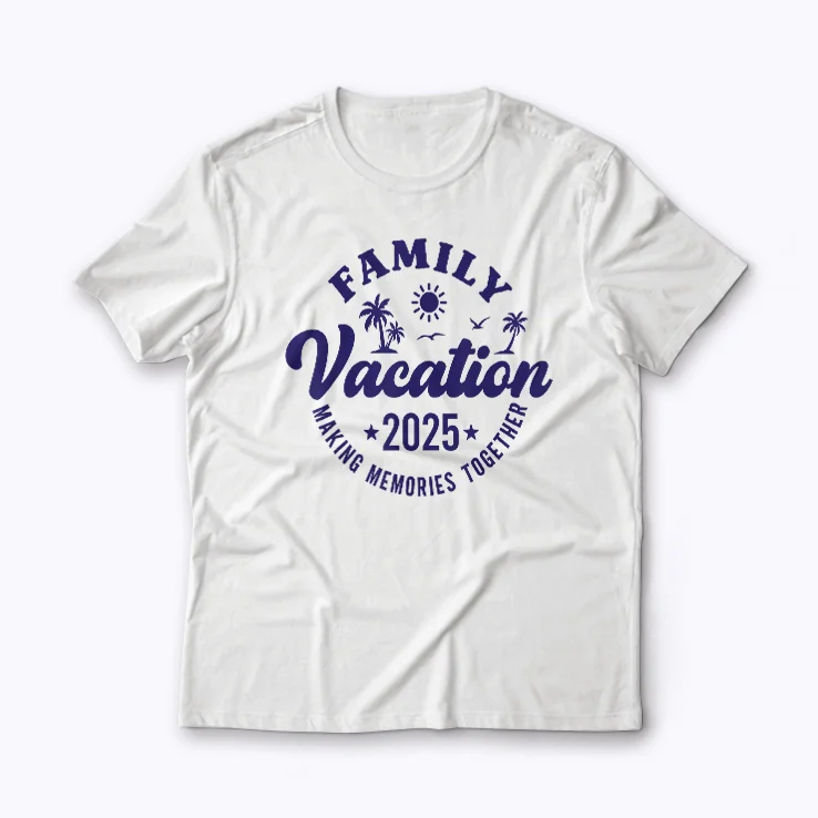 Family Reunion 2025 Vacation Matching Costume T-shirt for the whole family.