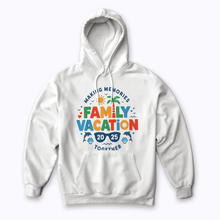 Family Reunion 2025 Vacation Matching Hoodie for a cozy family gathering.