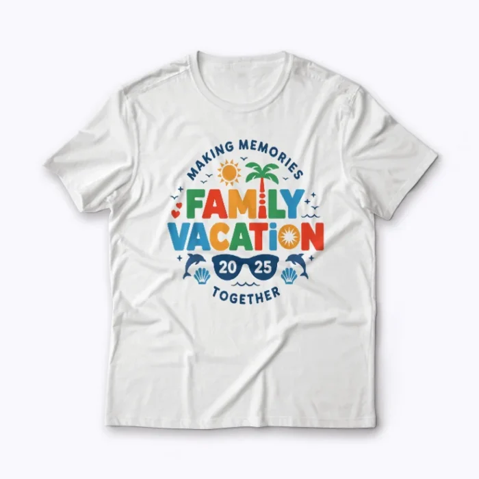 Family Reunion 2025 Vacation Matching T-shirt for the whole family.