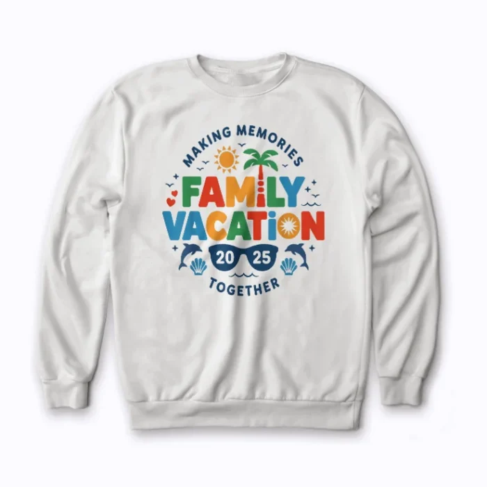Family Reunion 2025 Vacation Matching Sweatshirt for a memorable family event.