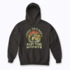 Fishing Part Time Hooker Funny Bass Dad Hoodie showcasing a playful bass graphic